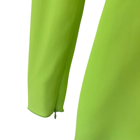 Alex Perry Dale Stretch Crepe Corset Potrait Dress in Lime sz 8 UK 4 US - Picture 6 of 8